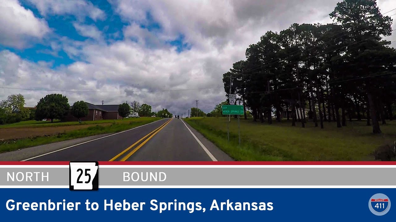 Arkansas Highway 25 - Greenbrier to Heber Springs - Arkansas  |  Drive America's Highways 🚙