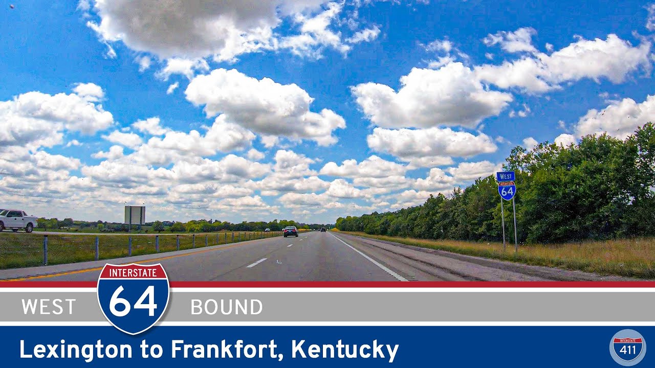 Interstate 64: Lexington to Frankfort - Kentucky | Drive America's Highways 🚙