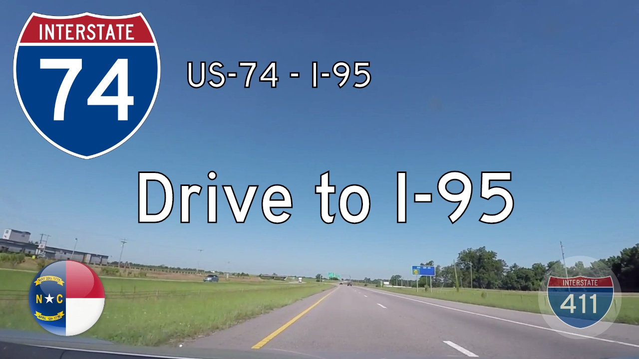 Interstate 74 - Mile 219 - Mile 209 - North Carolina | Drive America's Highways ?