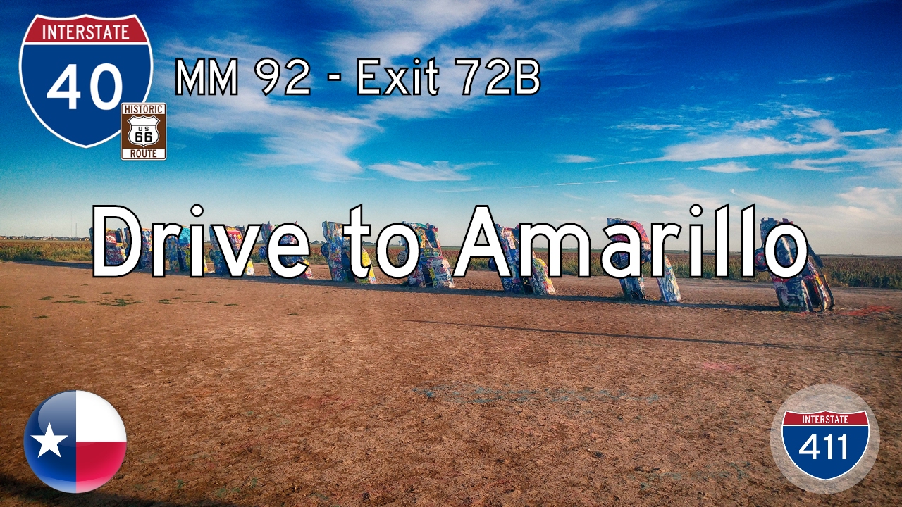 Interstate 40 - Mile 92 - Mile 72 - Texas | Drive America's Highways ?