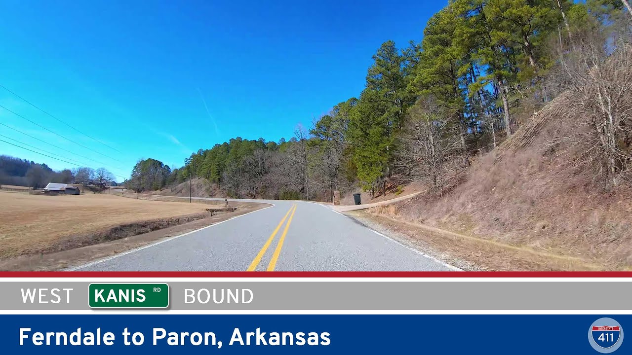 Kanis Rd: Ferndale to Paron - Arkansas  |  Drive America's Highways 🚙