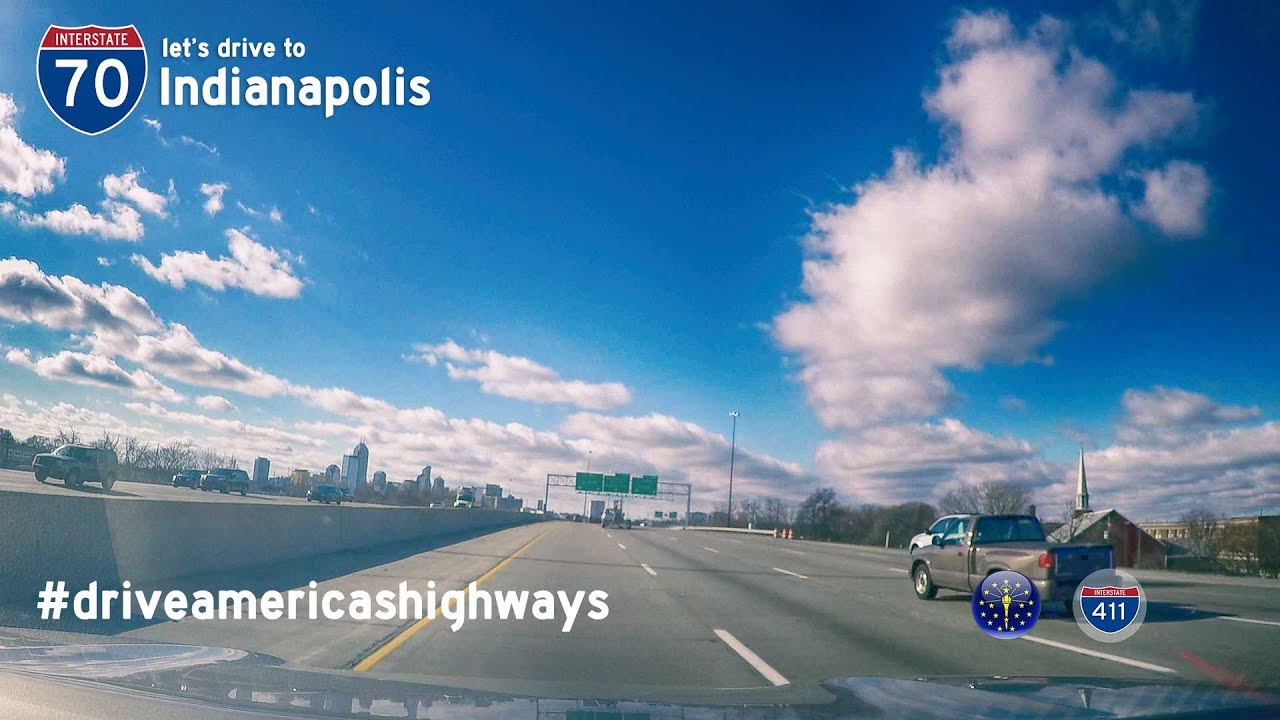 Interstate 70 - Mile 156 - Mile 80 - Indiana | Drive America's Highways 🚙