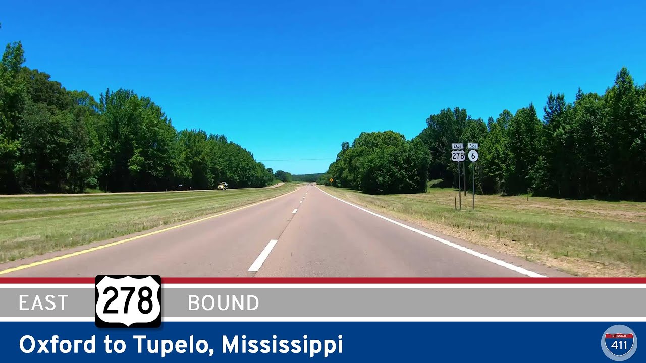 [Repost] U.S. Route 278: Tupelo to Oxford - Mississippi