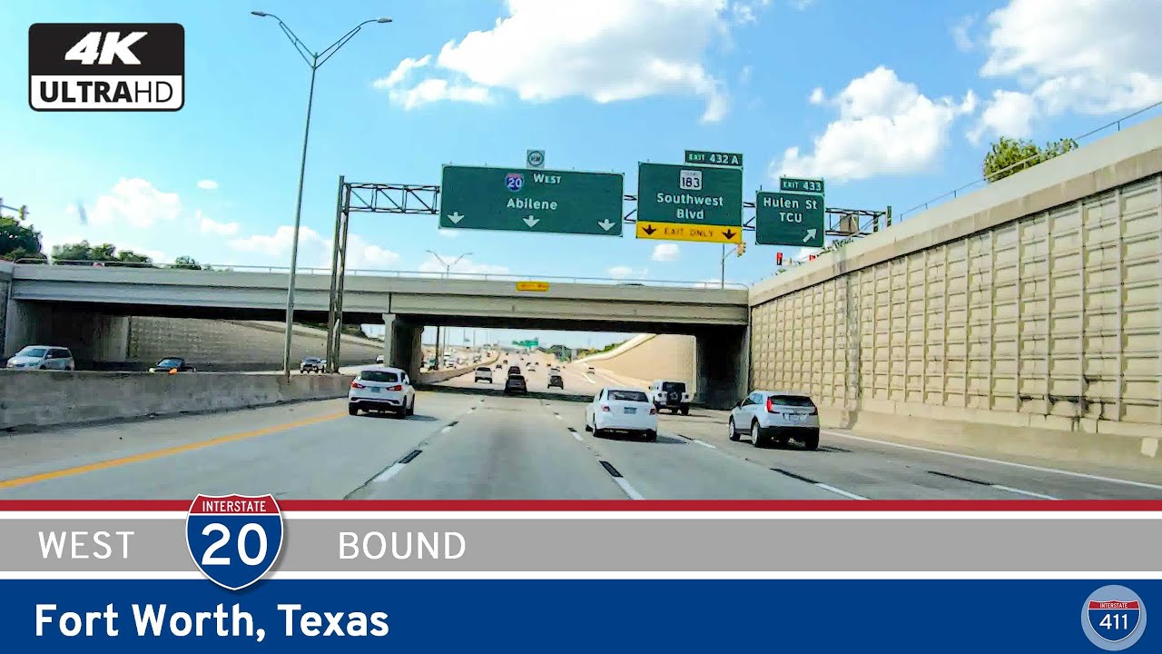 Interstate 20: Fort Worth ~ Texas (Westbound) | Drive America's Highways 🚙