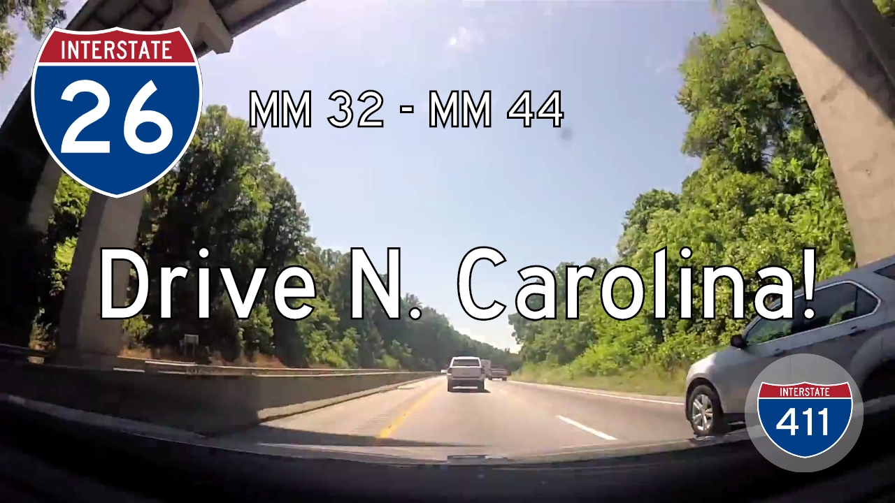 Interstate 26 - Mile 32 - Mile 44 - North Carolina | Drive America's Highways ?