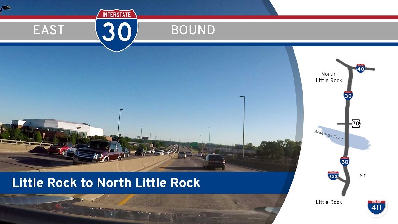 Interstate 30 - Little Rock to North Little Rock - Arkansas |  Drive America's Highways ?