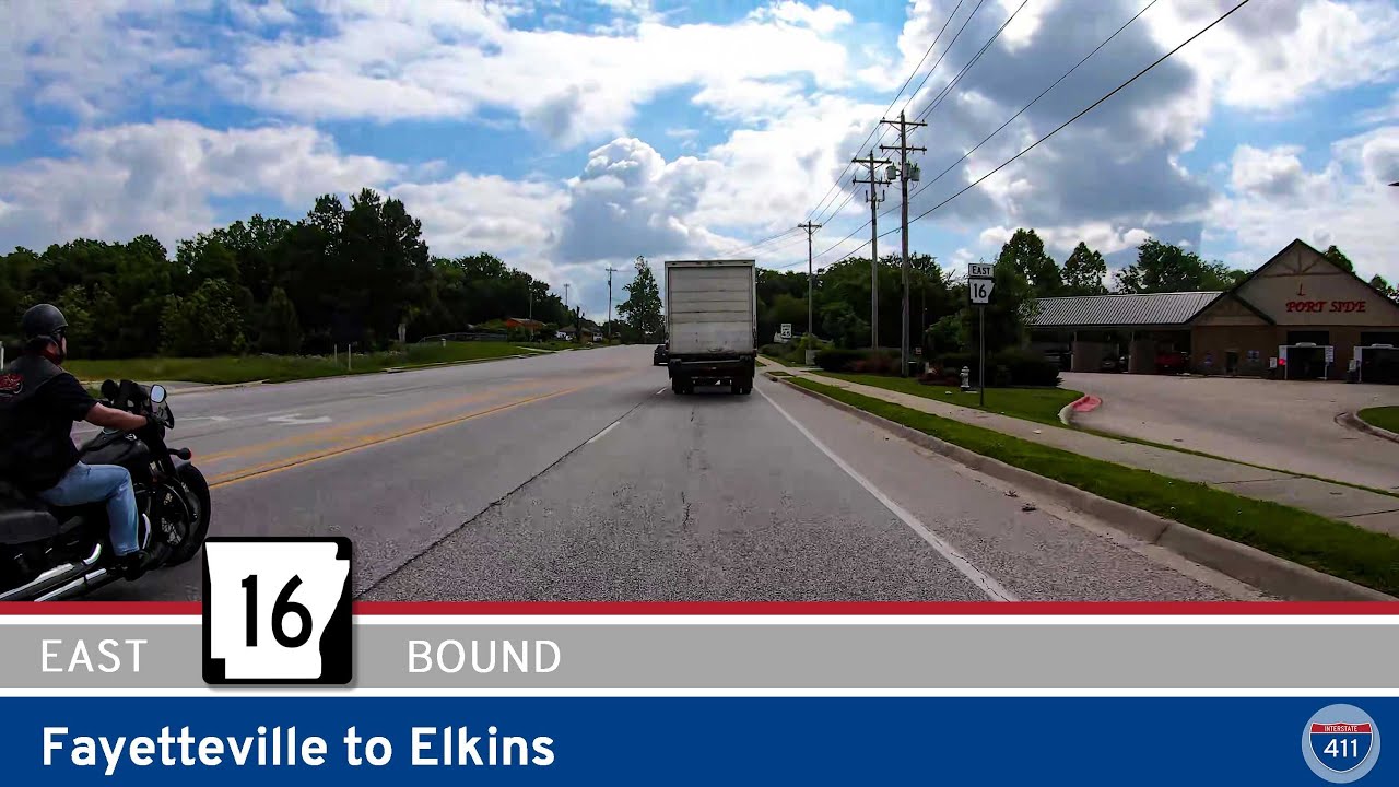 Arkansas Highway 16 - Fayetteville to Elkins  |  Drive America's Highways ?