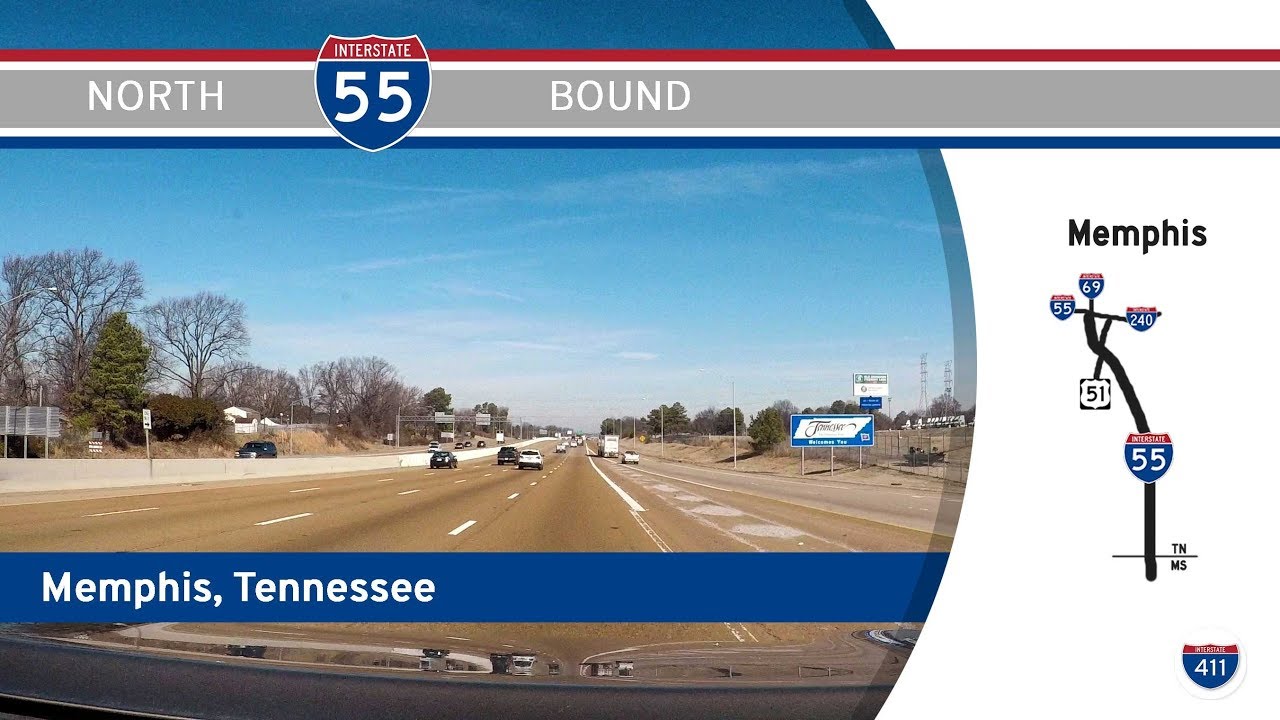 Interstate 55 - Mississippi to I-240 - Tennessee |  Drive America's Highways ?