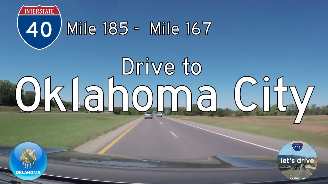 Interstate 40 - Mile 185 -  Mile 167 - Oklahoma | Drive America's Highways ?