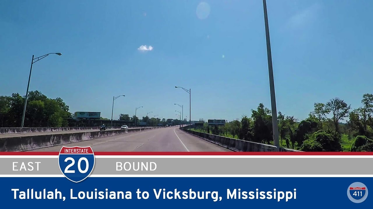 Interstate 20 - Tallulah to Vicksburg - Louisiana |  Drive America's Highways ?