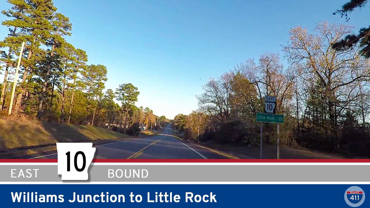 Arkansas Highway 10 - Williams Junction to Little Rock  |  Drive America's Highways 🚙