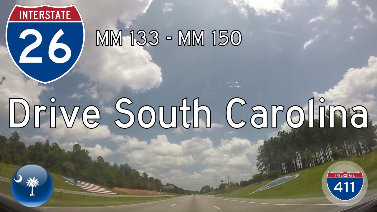 Interstate 26 - Mile 133 - Mile 150 - South Carolina | Drive America's Highways ?
