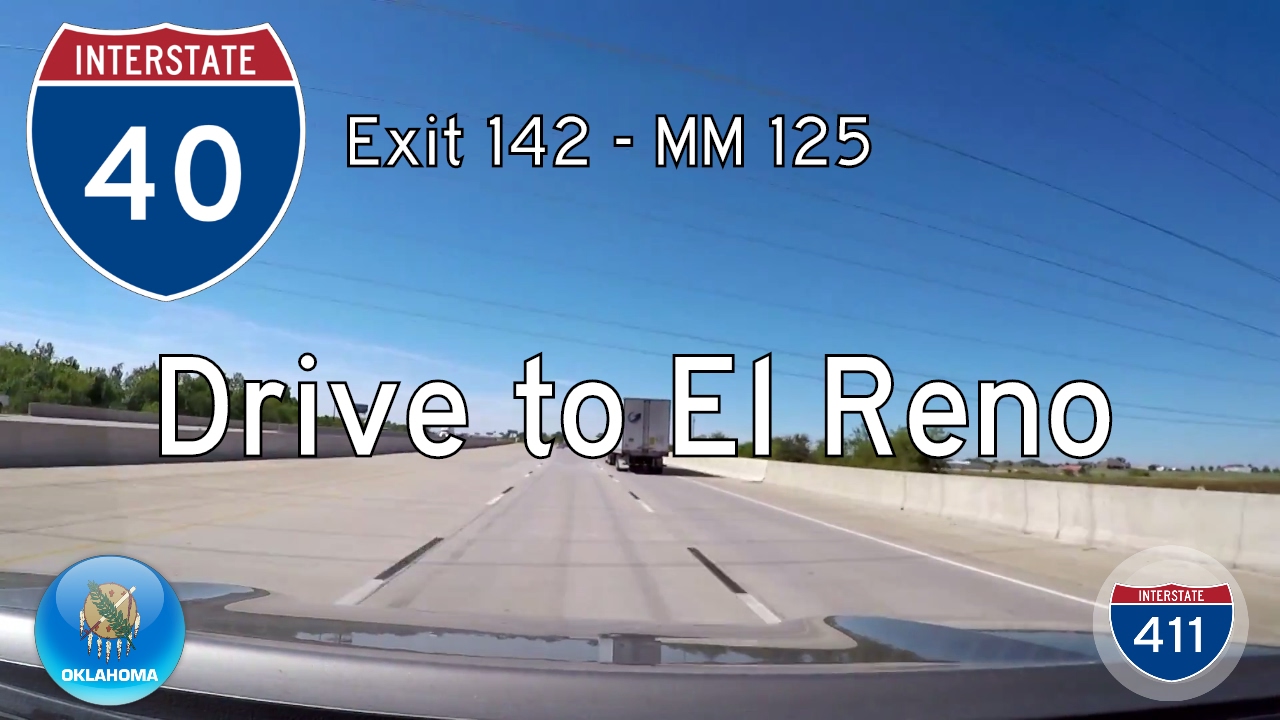 Interstate 40 - Mile 142 -  Mile 125 - Oklahoma | Drive America's Highways ?