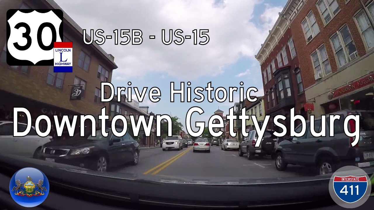 US Highway 30 - Gettysburg - US-15 - Pennsylvania | Drive America's Highways ?