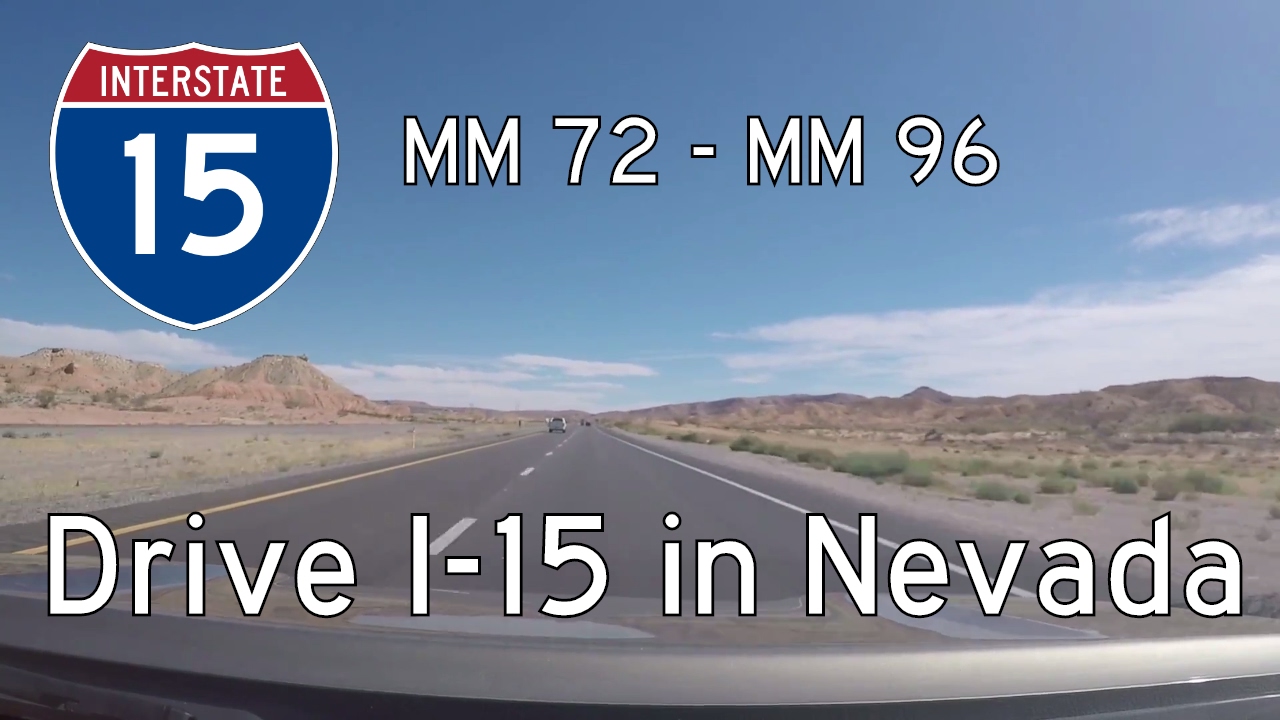 Interstate 15 - Mile 72 - Mile 96 - Nevada | Drive America's Highways ?