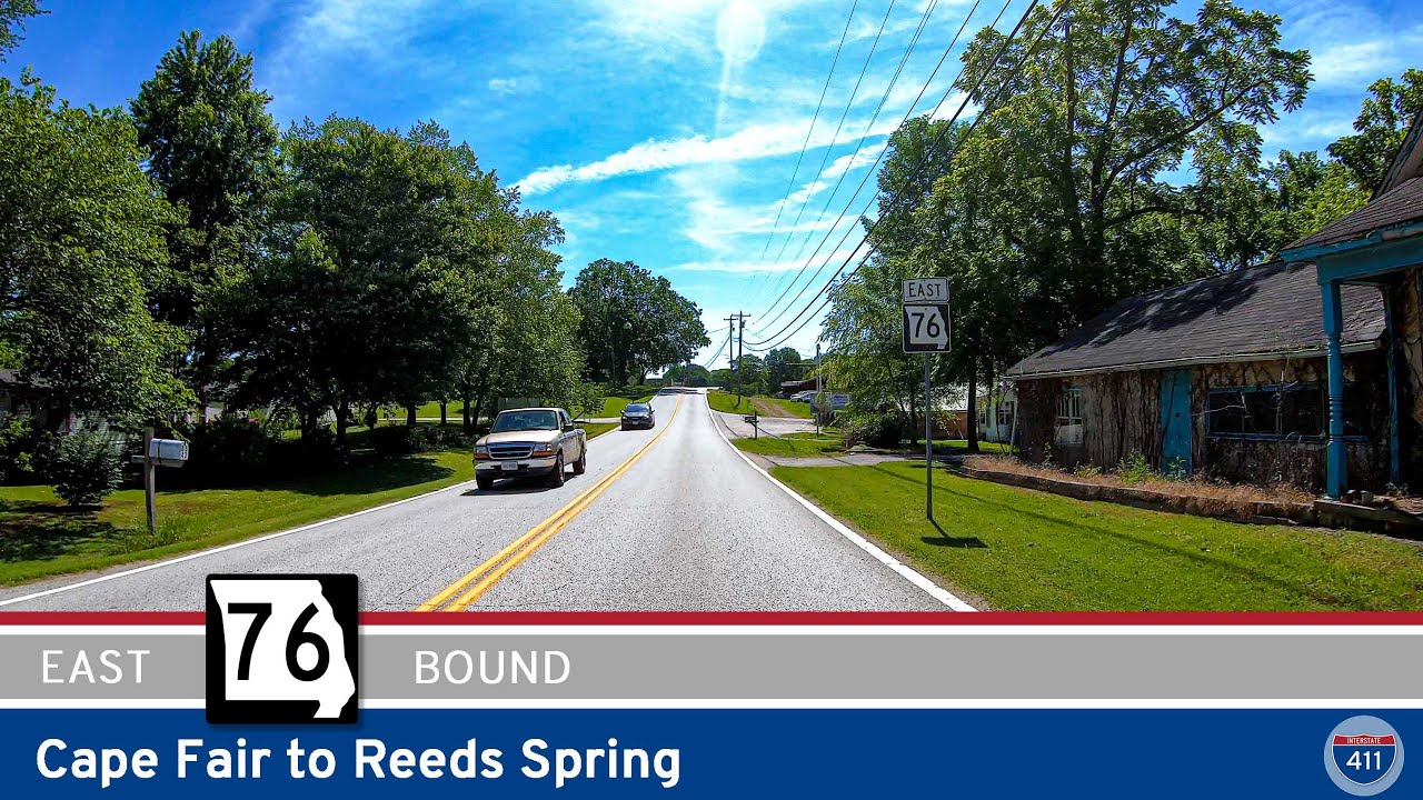 Missouri State Route 76: Cape Fair to Reeds Spring | Drive America's Highways 🚙