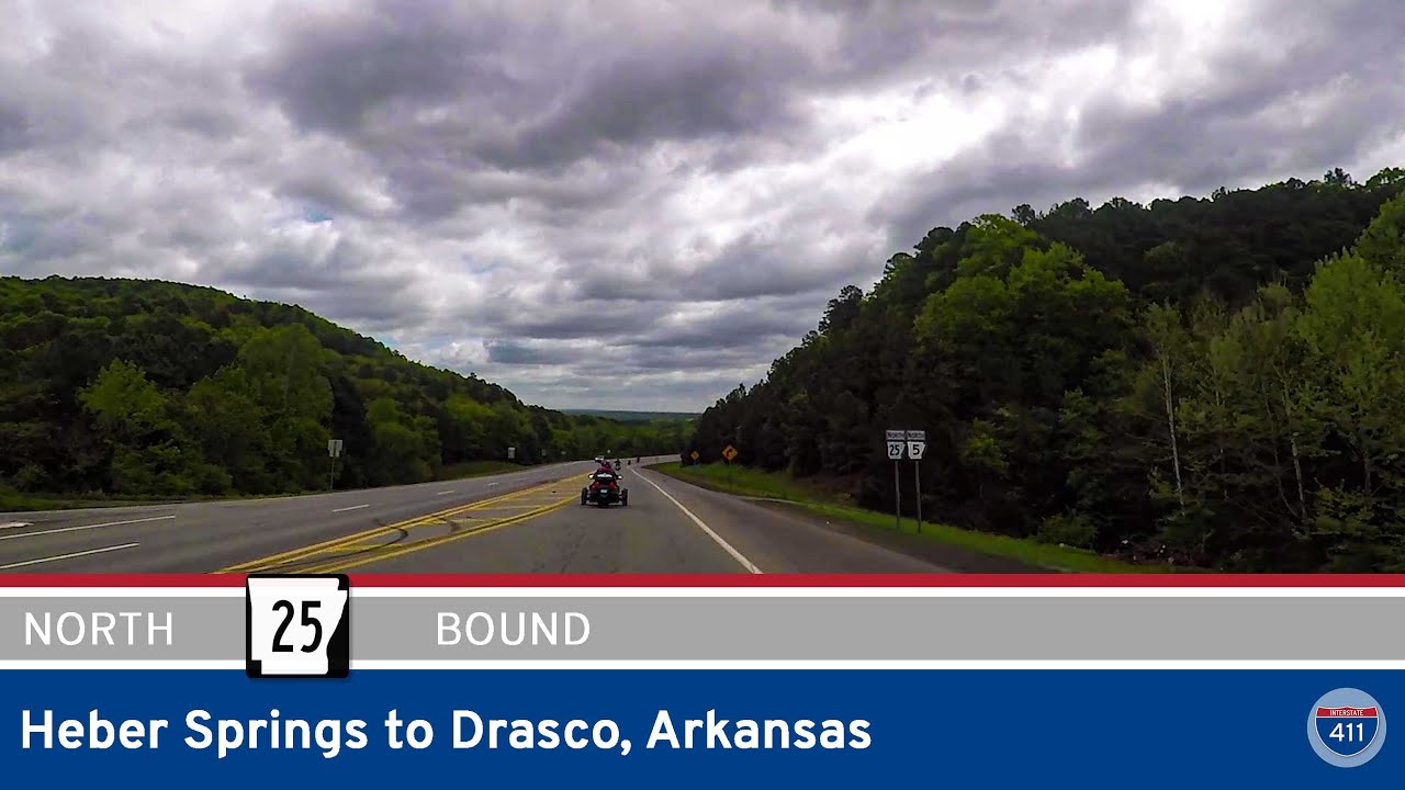 Arkansas Highway 25 - Heber Springs to Drasco  |  Drive America's Highways ?