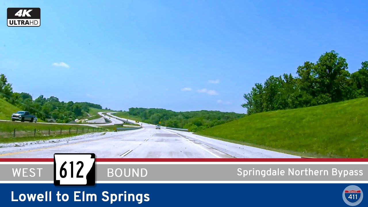 Arkansas Highway 612: Lowell to Elm Springs | Drive America's Highways 🚙