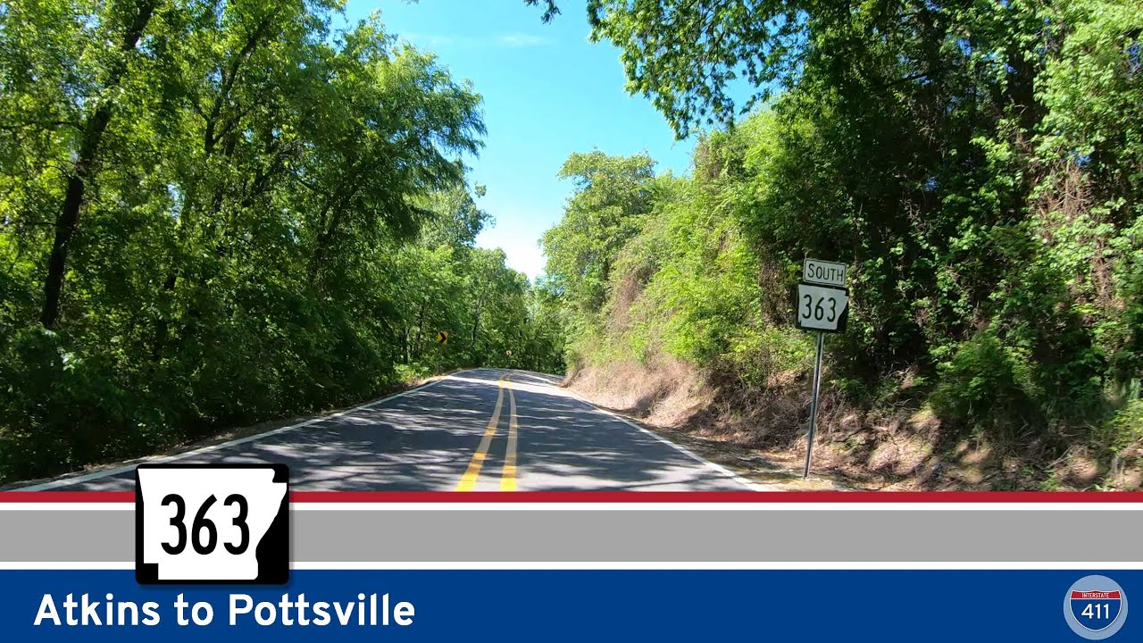 Arkansas Highway 363: Atkins to Pottsville | Drive America's Highways 🚙