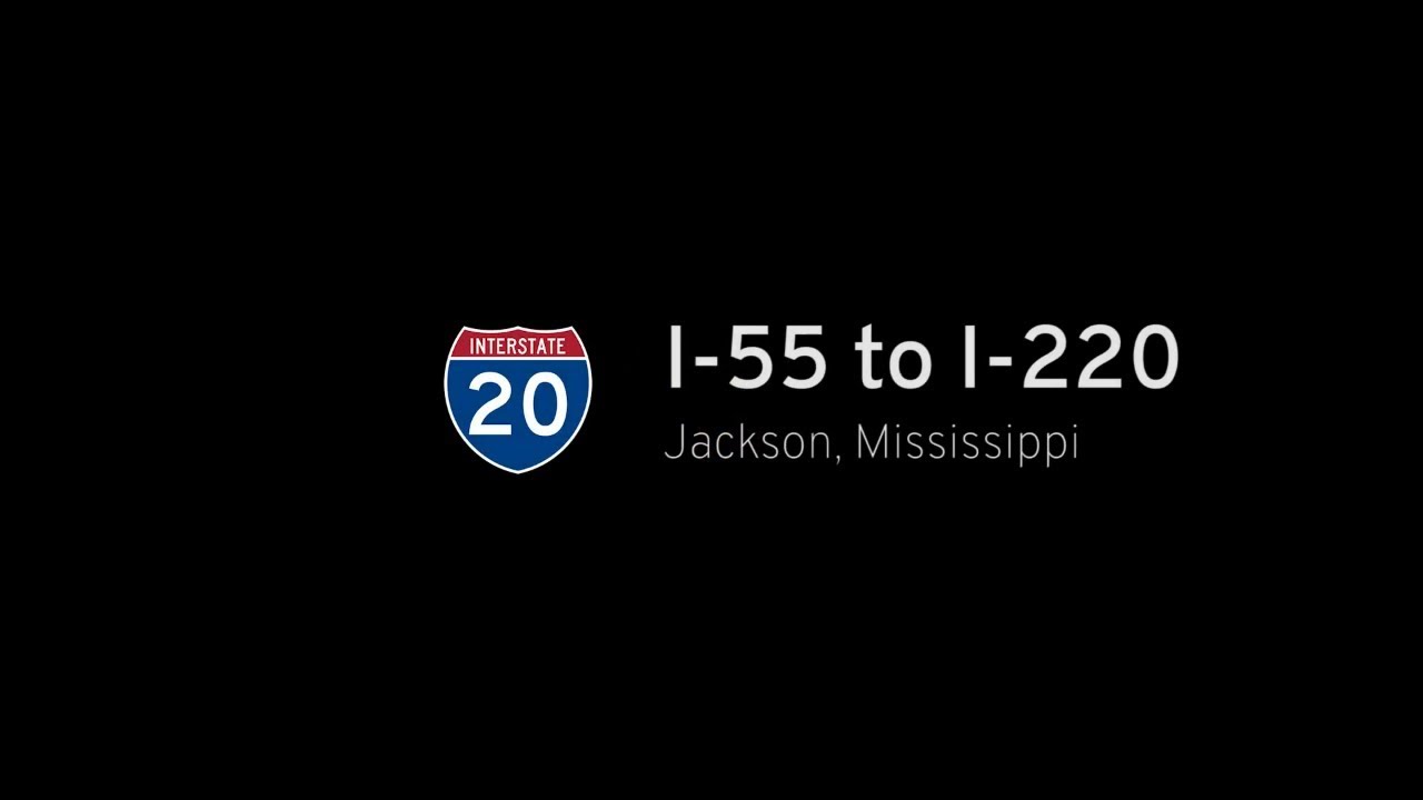 SHORT: Interstate 20 - I-55 to I-220 - Jackson - Mississippi |  Drive America's Highways ?