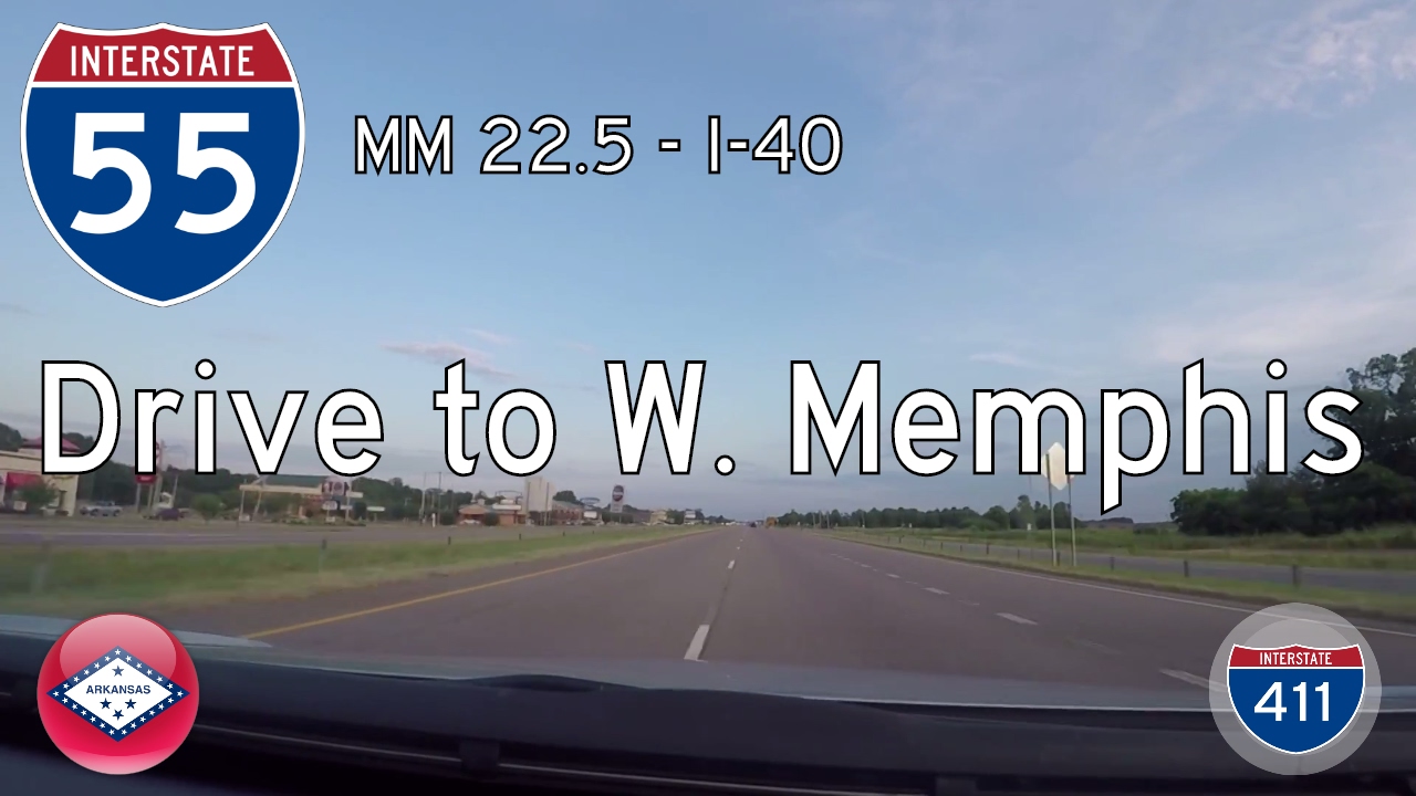 Interstate 55 - Mile 22 -  Mile 8 - Arkansas | Drive America's Highways ?