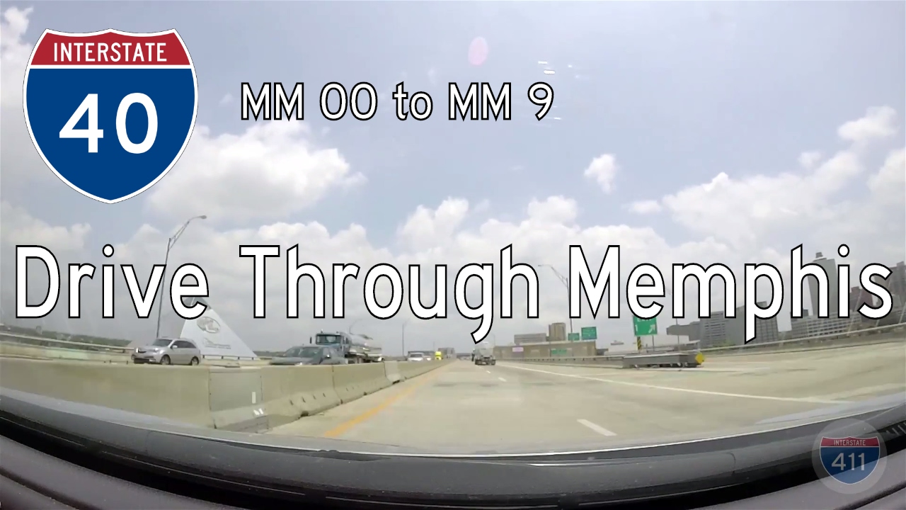 Interstate 40 - Mile 00 - Mile 9 - Tennessee | Drive America's Highways ?