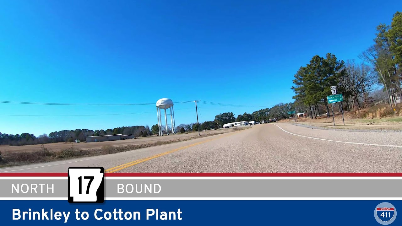 [Repost] Arkansas Highway 17: Brinkley to Cotton Plant | Drive America's Highways 🚙