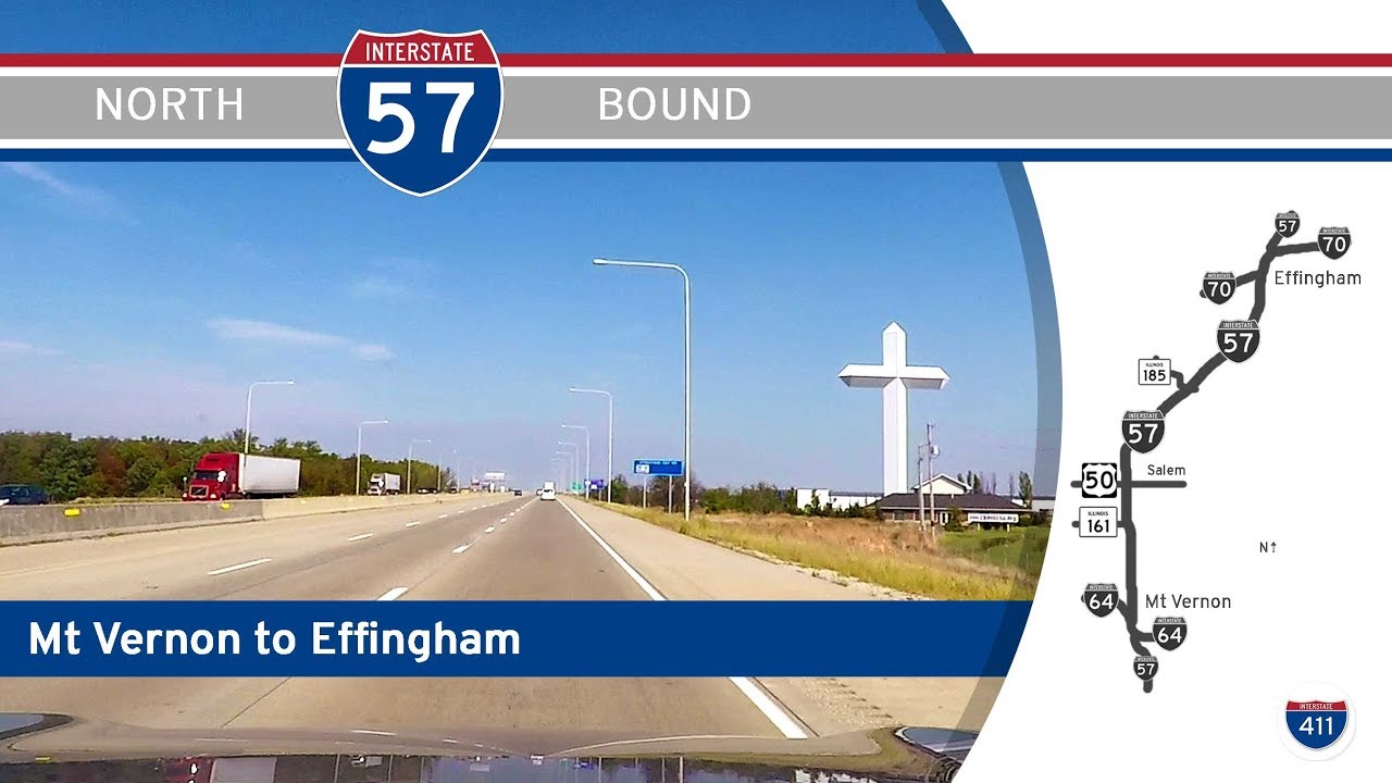 Interstate 57 - Mt Vernon to Effingham - Illinois |  Drive America's Highways ?