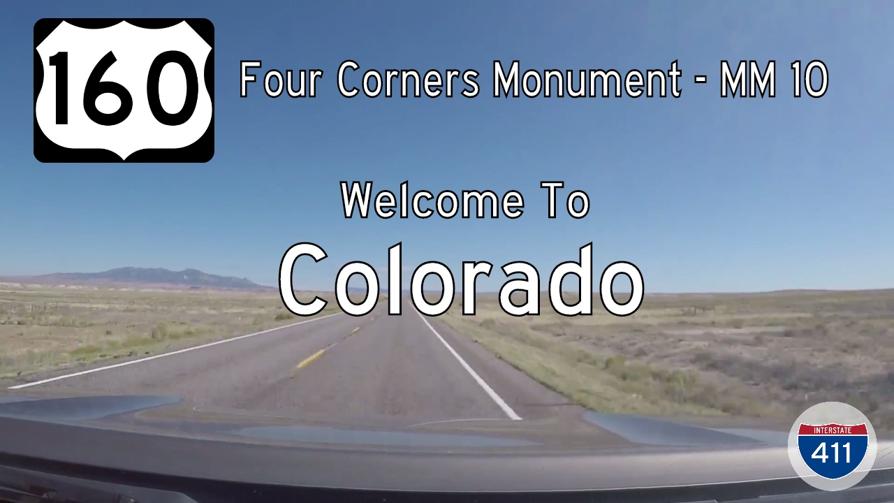 U.S. Highway 160 - Four Corners - Mile 10 - Colorado | Drive America's Highways ?