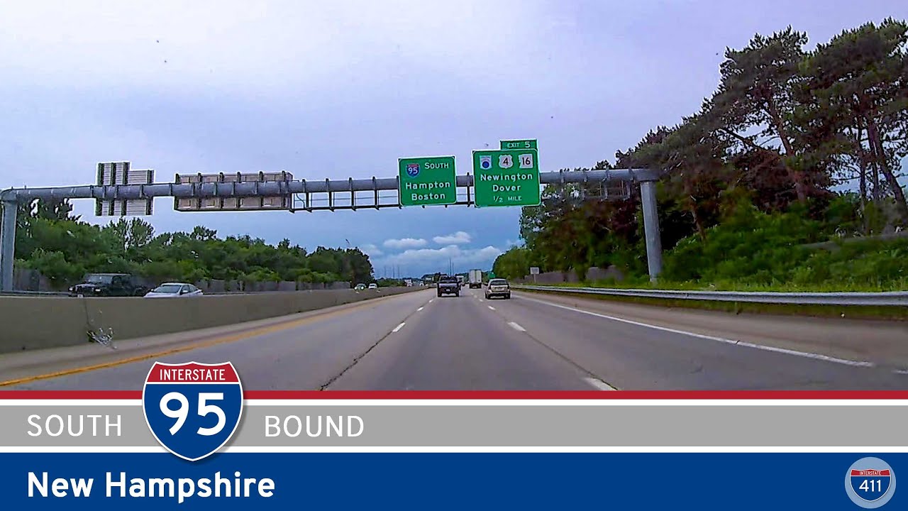 Interstate 95:  Southbound in New Hampshire |  Drive America's Highways ?