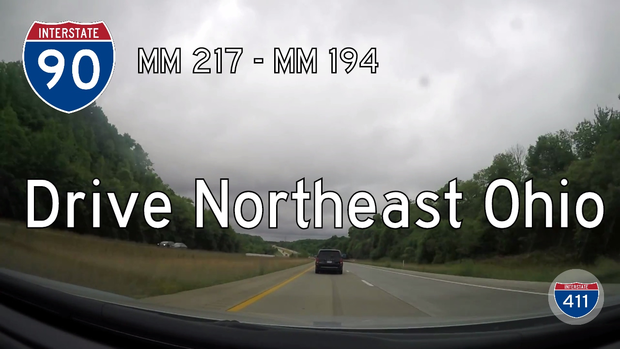 Interstate 90 - Mile 217 - Mile 194 - Ohio | Drive America's Highways ?