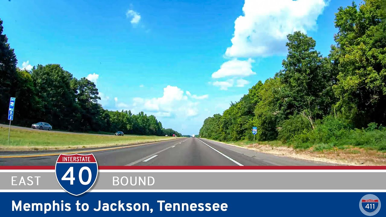 Interstate 40: Memphis to Jackson - Tennessee | Drive America's Highways 🚙