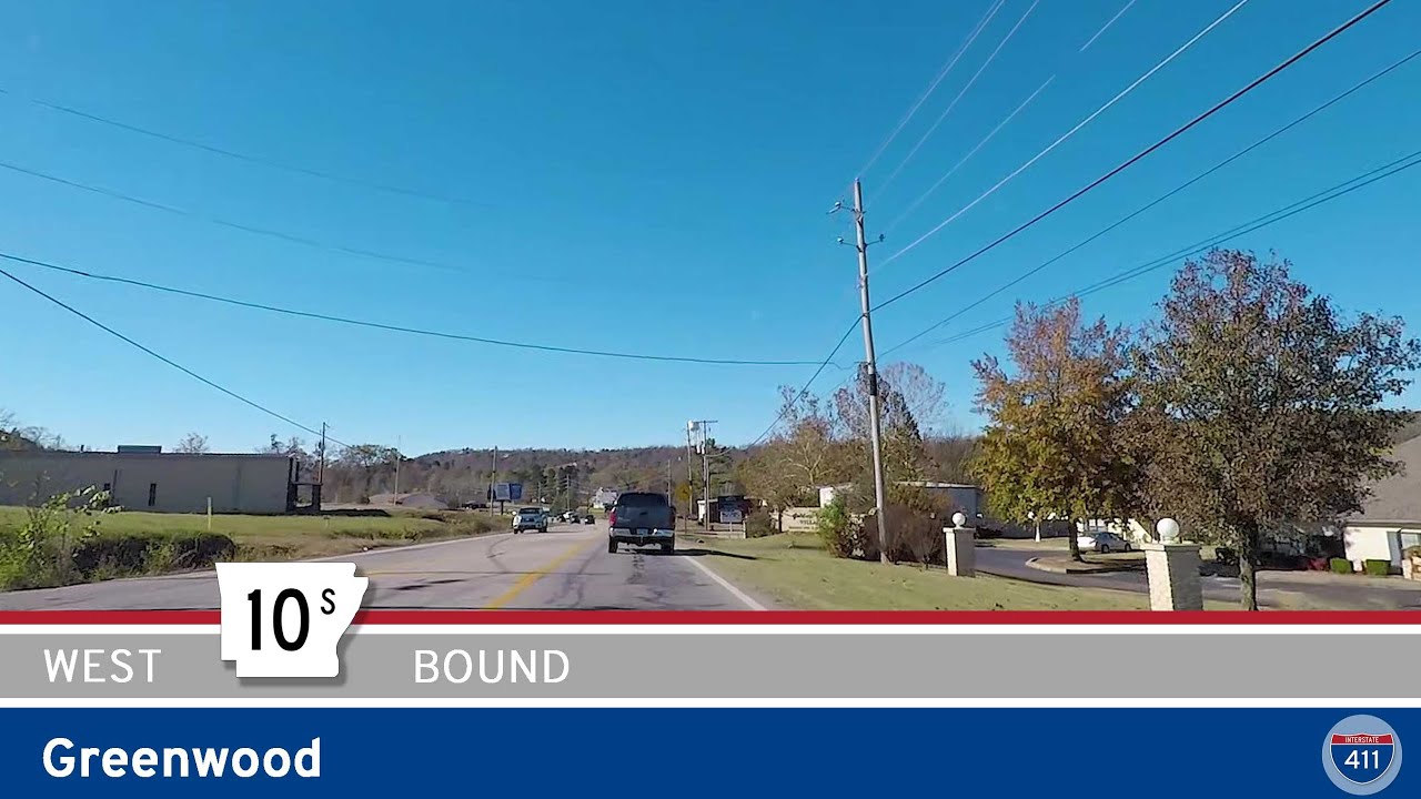Westbound Arkansas Highway 10S - Greenwood  |  Drive America's Highways ?