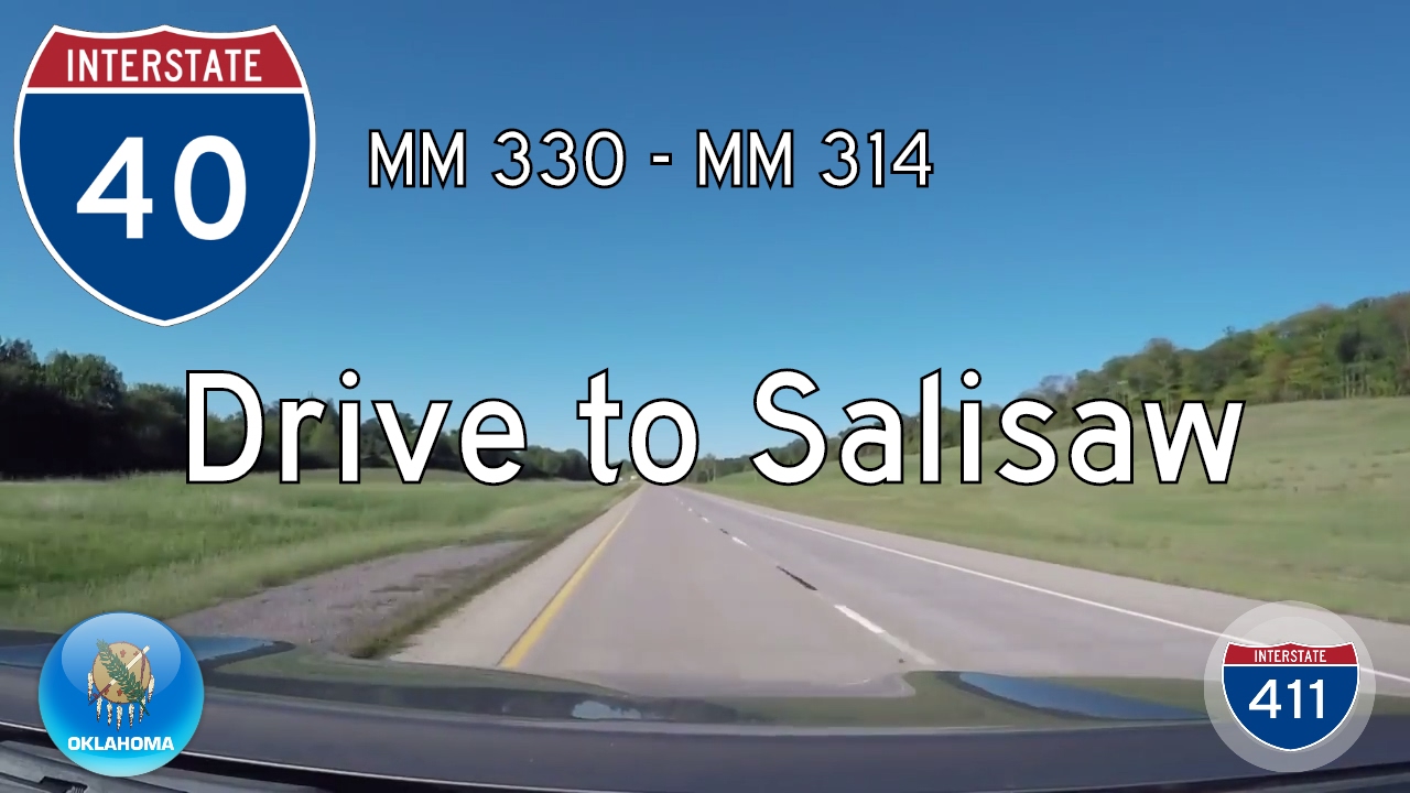 Interstate 40 - Mile 330 -  Mile 314 - Oklahoma | Drive America's Highways ?