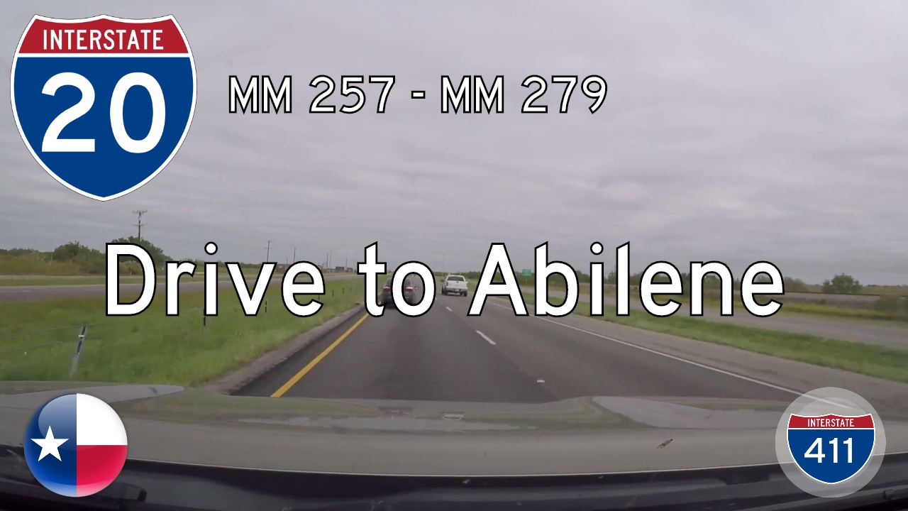 Interstate 20 - Mile 257 - Mile 279 - Texas | Drive America's Highways ?