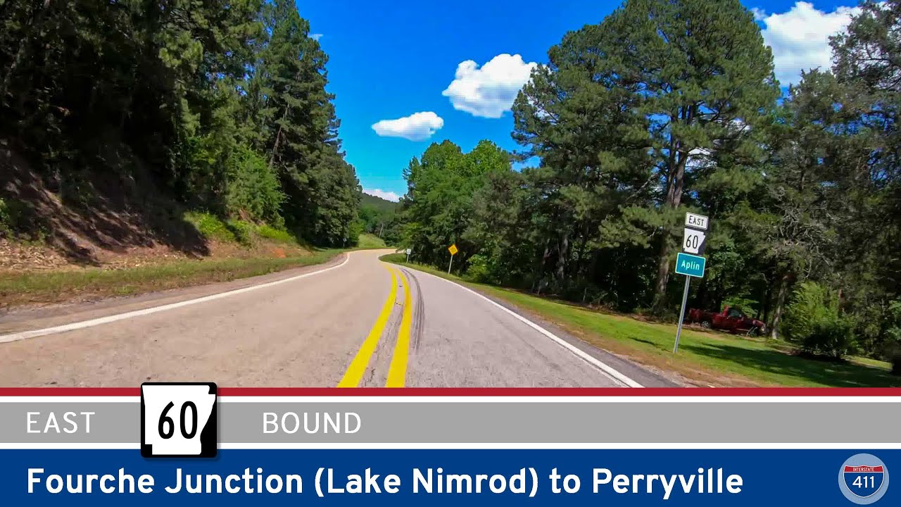 [Repost] Arkansas Highway 60: Fourche Junction to Perryville | Drive America's Highways 🚙