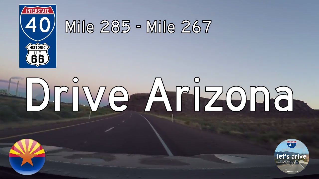 Interstate 40 - Mile 285 - Mile 267 - Arizona | Drive America's Highways ?