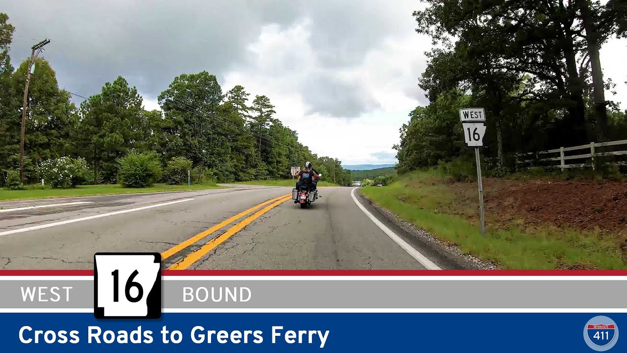 Arkansas Highway 16: Cross Roads to Greers Ferry | Drive America's Highways 🚙
