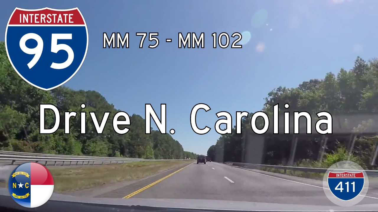Interstate 95 - Mile 75 - Mile 102 - North Carolina | Drive America's Highways ?