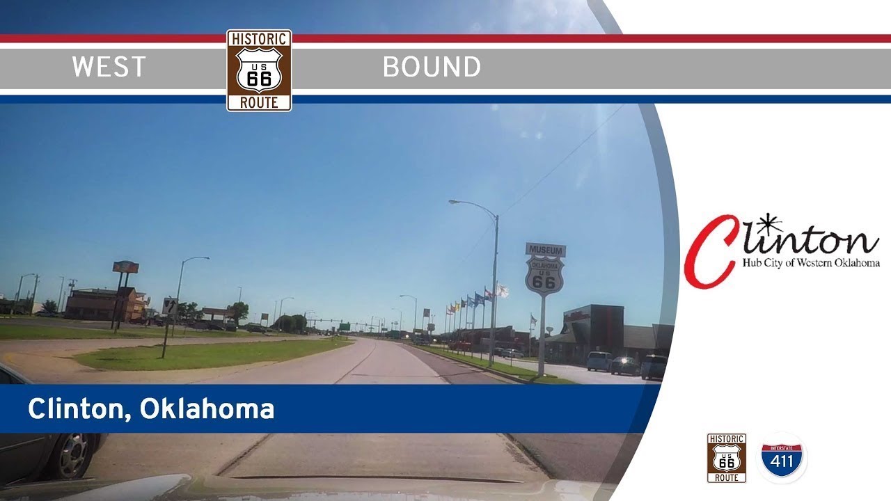 Historic Route 66 - Clinton Oklahoma |  Drive America's Highways 🚙