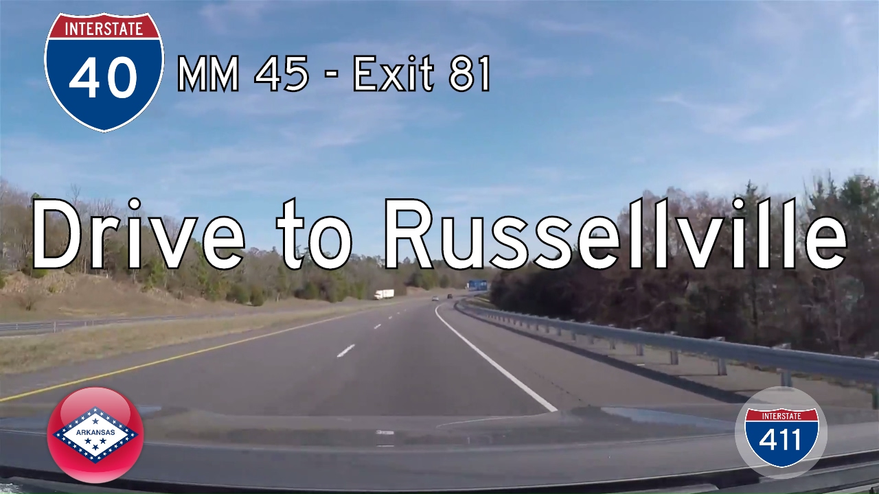 Interstate 40 - Mile 45 - Mile 81 - Arkansas | Drive America's Highways ?