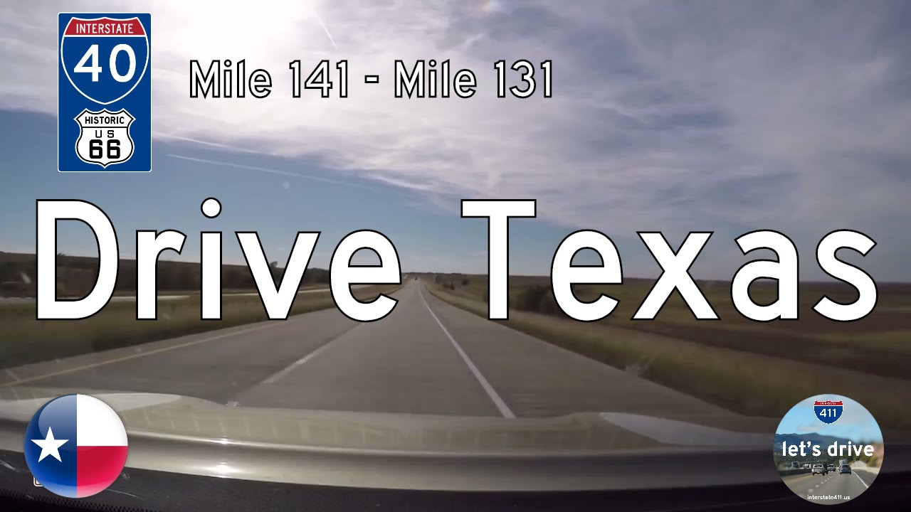 Interstate 40 - Mile 141 -  Mile 131 - Texas | Drive America's Highways ?