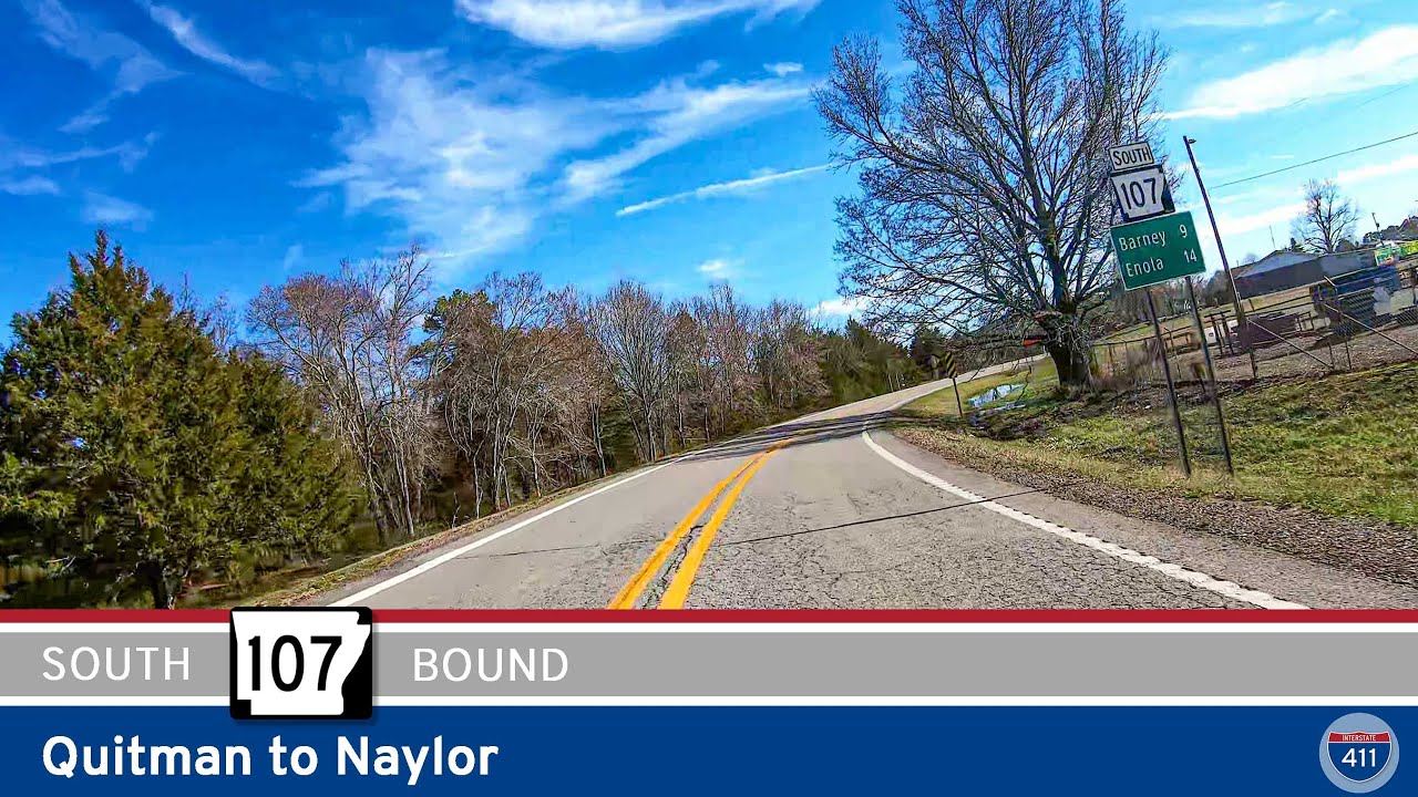 Arkansas Highway 107: Quitman to Naylor | Drive America's Highways 🚙