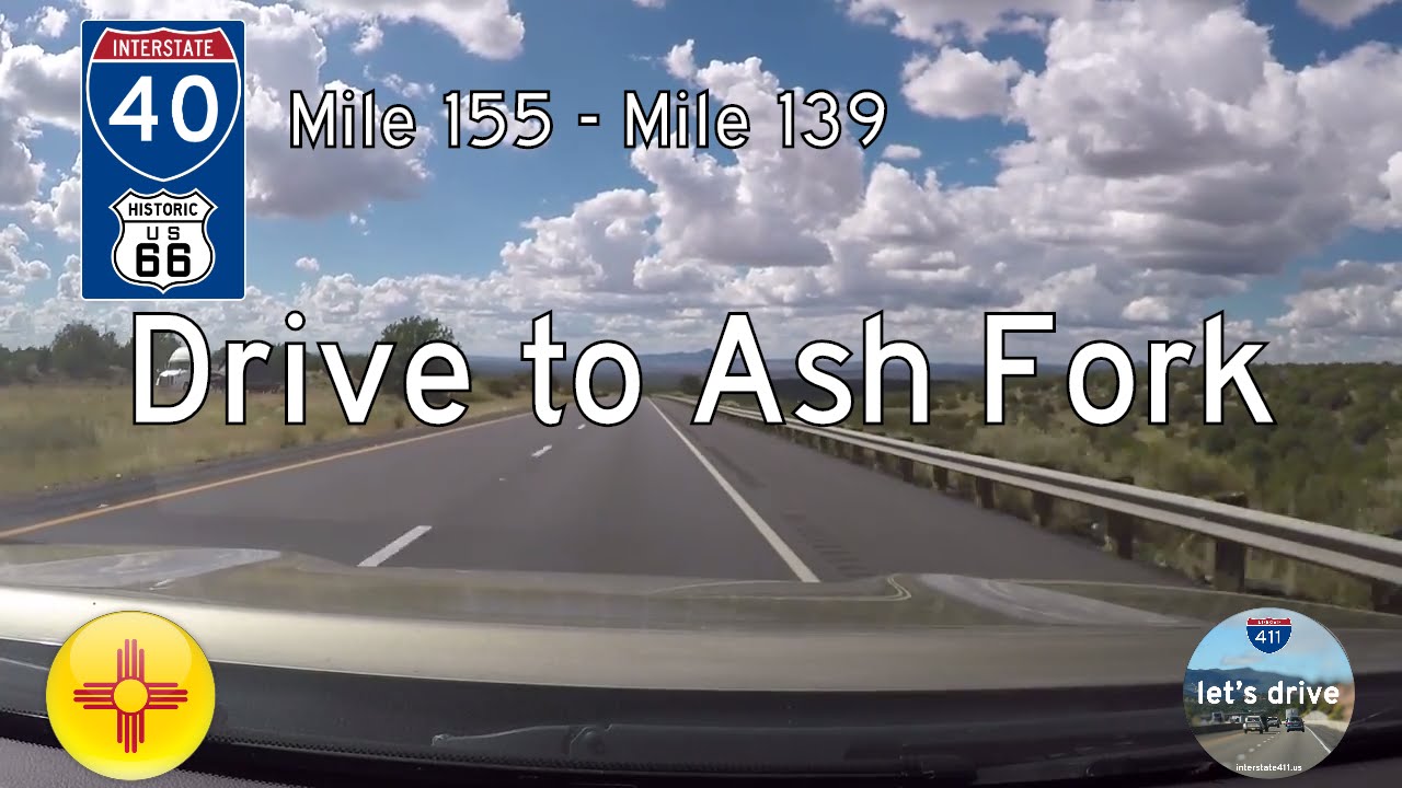 Interstate 40 - Mile 155 - Mile 139 - Arizona | Drive America's Highways 🚙