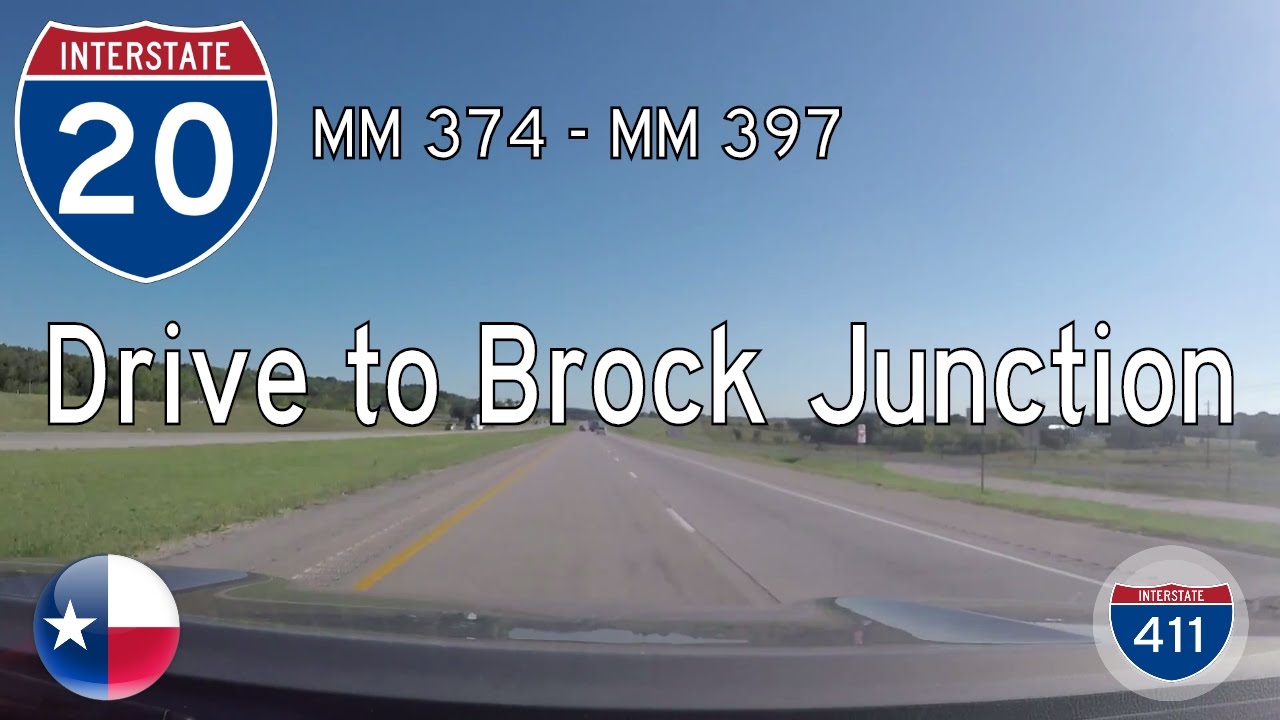 Interstate 20 - Mile 374 - Mile 397 - Texas | Drive America's Highways ?