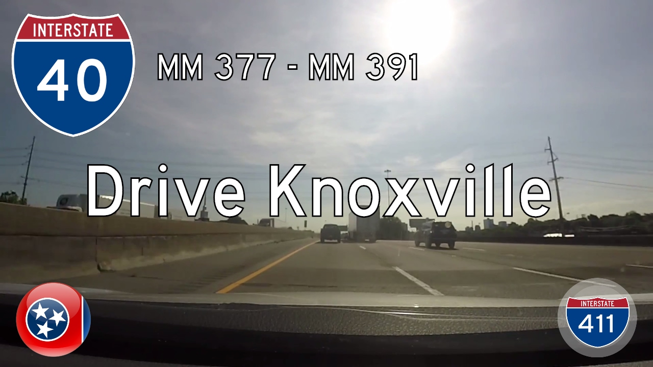 ⚠️ Interstate 40 - Mile 377 - Mile 391 - Tennessee | Drive America's Highways ?