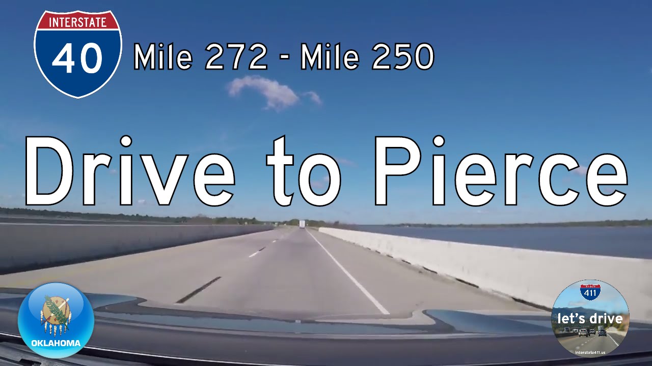 Interstate 40 - Mile 272 -  Mile 250 - Oklahoma | Drive America's Highways ?