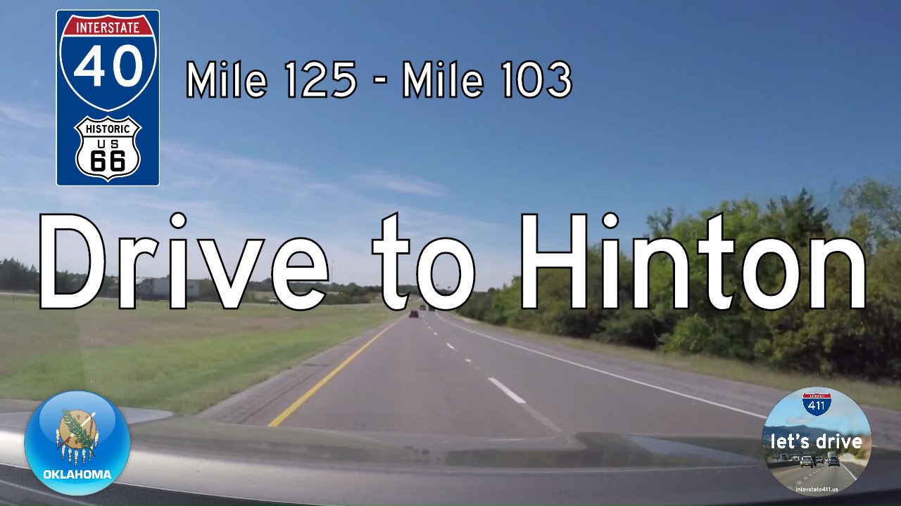Interstate 40 - Mile 125 -  Mile 103 - Oklahoma | Drive America's Highways ?