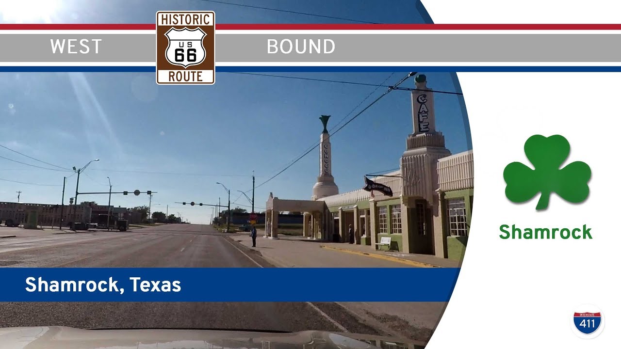 Historic Route 66 - Shamrock - Texas |  Drive America's Highways 🚙