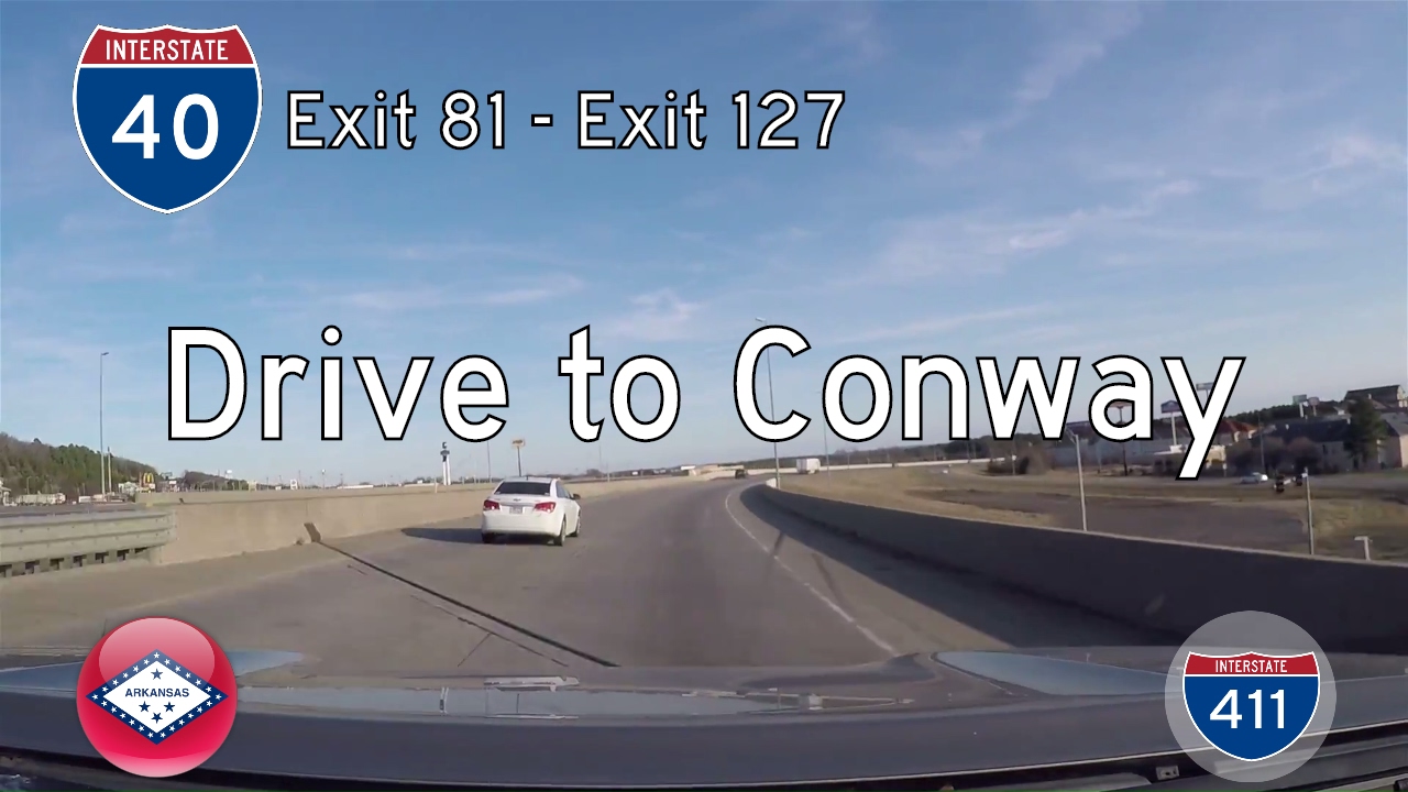 Interstate 40 - Mile 81 - Mile 127 - Arkansas | Drive America's Highways ?